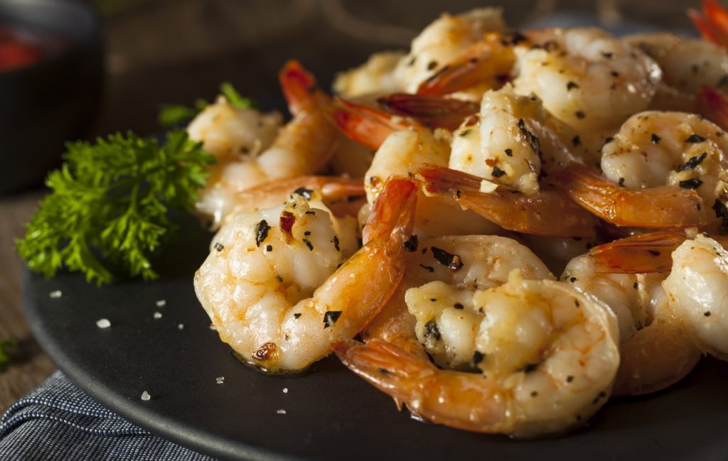 Carmelized shrimp